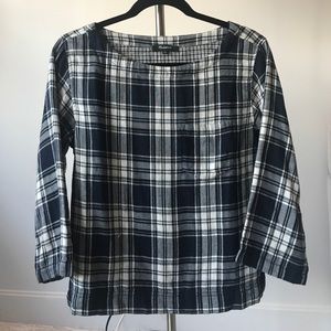Madewell flannel top